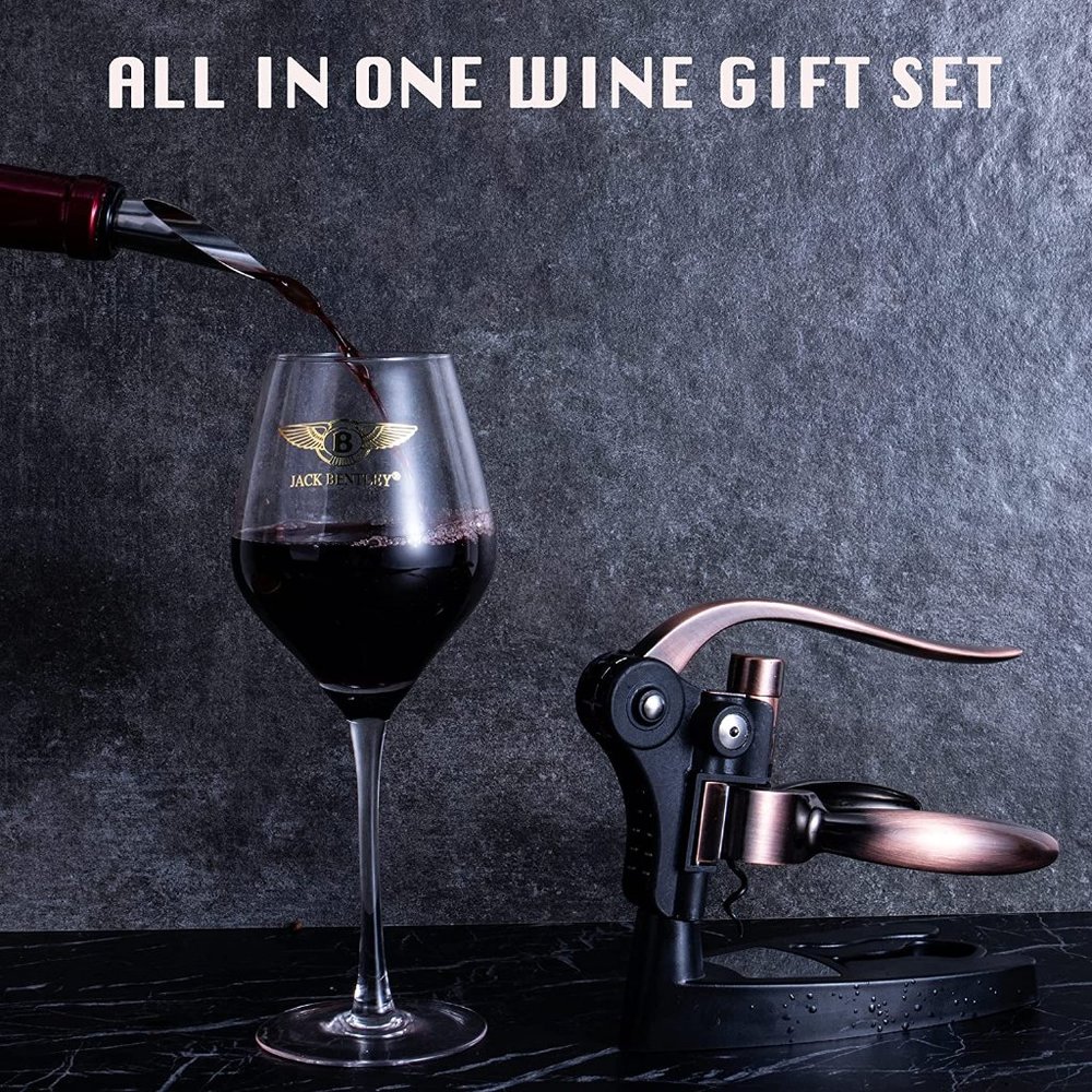 KITESSENSU Wine Bottle Opener Set, Corkscrew Kit w - Picture 6 of 7